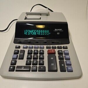 Sharp Compet VX-2652H 12 Digit Adding Machine with Printer Excellent Condition